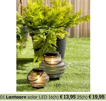 Promotions Lantaarn solar led - Produit Maison - Europoint - Valide de 25/03/2024 à 12/05/2024 chez Europoint