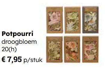 Promotions Potpourri droogbloem - Produit Maison - Europoint - Valide de 25/03/2024 à 12/05/2024 chez Europoint