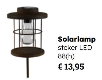 Promoties Solarlamp steker led - Huismerk - Europoint - Geldig van 25/03/2024 tot 12/05/2024 bij Europoint