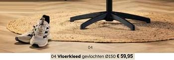 Promotions Vloerkleed gevlochten - Produit Maison - Europoint - Valide de 25/03/2024 à 12/05/2024 chez Europoint