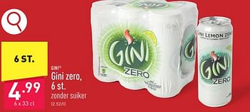 Promoties Gini zero - Gini - Geldig van 31/03/2024 tot 07/04/2024 bij Aldi