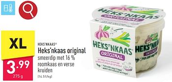 Promoties Heks’nkaas original - Heks'n Kaas - Geldig van 31/03/2024 tot 07/04/2024 bij Aldi