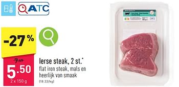 Promoties Ierse steak - Huismerk - Aldi - Geldig van 31/03/2024 tot 07/04/2024 bij Aldi