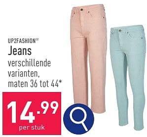 Promoties Jeans - UP2Fashion - Geldig van 31/03/2024 tot 07/04/2024 bij Aldi