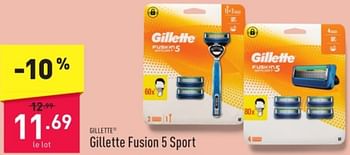 Promotions Gillette fusion 5 sport - Gillette - Valide de 31/03/2024 à 07/04/2024 chez Aldi