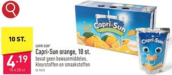 Promoties Capri-sun orange - Capri-Sun - Geldig van 31/03/2024 tot 07/04/2024 bij Aldi