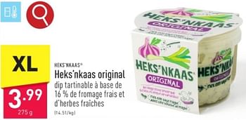 Promotions Heks’nkaas original - Heks'n Kaas - Valide de 31/03/2024 à 07/04/2024 chez Aldi