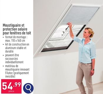Promotions Moustiquaire et protection solaire pour fenêtres de toit - Produit maison - Aldi - Valide de 31/03/2024 à 07/04/2024 chez Aldi