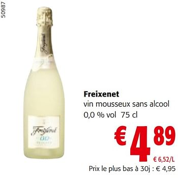 Promoties Freixenet vin mousseux sans alcool - Freixenet - Geldig van 10/04/2024 tot 23/04/2024 bij Colruyt