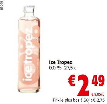 Promoties Ice tropez 0,0 % - Ice Tropez - Geldig van 10/04/2024 tot 23/04/2024 bij Colruyt