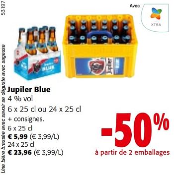 Promoties Jupiler blue - Jupiler - Geldig van 10/04/2024 tot 23/04/2024 bij Colruyt