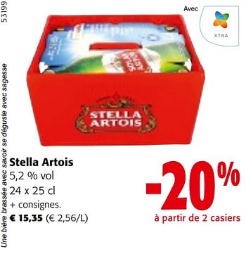 Promoties Stella artois - Stella Artois - Geldig van 10/04/2024 tot 23/04/2024 bij Colruyt