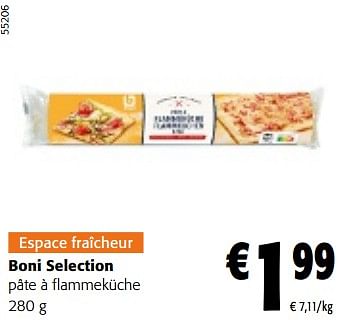 Promoties Boni selection pâte à flammeküche - Boni - Geldig van 10/04/2024 tot 23/04/2024 bij Colruyt