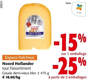 Promotions Noord hollander tout l’assortiment - Noord-Hollander - Valide de 10/04/2024 à 23/04/2024 chez Colruyt
