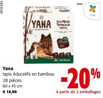 Promoties Yana tapis éducatifs en bambou - Yana - Geldig van 10/04/2024 tot 23/04/2024 bij Colruyt