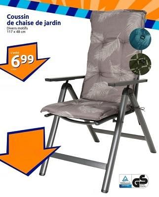 Promoties Coussin de chaise de jardin - Huismerk - Action - Geldig van 10/04/2024 tot 16/04/2024 bij Action