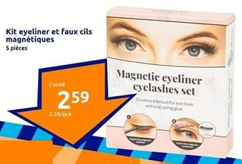 Promoties Kit eyeliner et faux cils magnetiques - Huismerk - Action - Geldig van 10/04/2024 tot 16/04/2024 bij Action