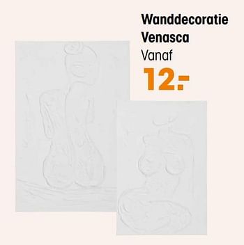 Promoties Wanddecoratie venasca - Huismerk - Kwantum - Geldig van 15/04/2024 tot 21/04/2024 bij Kwantum