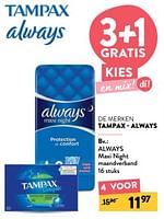 Promoties Always maxi night maandverband - Always - Geldig van 10/04/2024 tot 23/04/2024 bij DI
