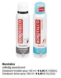Borotalco volledig assortiment-Borotalco