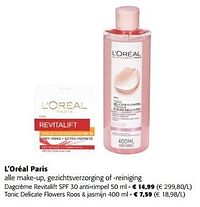 L`oréal paris alle make-up, gezichtsverzorging of -reiniging-L