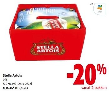 Promoties Stella artois pils - Stella Artois - Geldig van 10/04/2024 tot 23/04/2024 bij Colruyt
