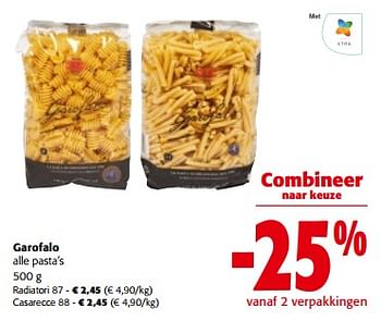 Promoties Garofalo alle pasta`s - Garofalo - Geldig van 10/04/2024 tot 23/04/2024 bij Colruyt