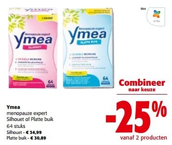 Promotions Ymea menopauze expert silhouet of platte buik - Ymea - Valide de 10/04/2024 à 23/04/2024 chez Colruyt
