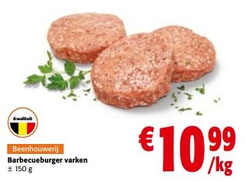 Promotions Barbecueburger varken - Produit maison - Colruyt - Valide de 10/04/2024 à 23/04/2024 chez Colruyt