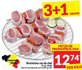 Promoties Brochettes van de chef - Huismerk - Intermarche - Geldig van 16/04/2024 tot 21/04/2024 bij Intermarche