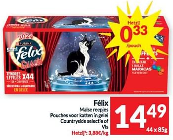 Promoties Félix malse reepjes - Purina - Geldig van 16/04/2024 tot 21/04/2024 bij Intermarche