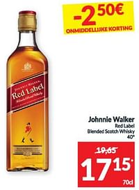 Johnnie walker red label blended scotch whisky-Johnnie Walker