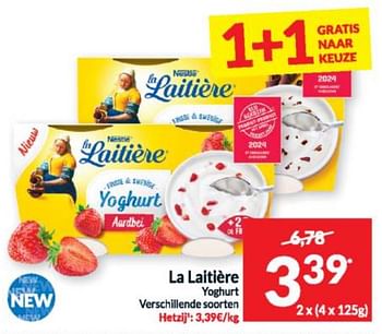Promoties La laitiére yoghurt - Nestlé - Geldig van 16/04/2024 tot 21/04/2024 bij Intermarche