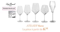 Promotions Atelier verre - Luigi Bormioli - Valide de 28/03/2024 à 01/05/2024 chez Casa