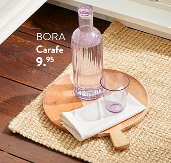 Promoties Bora carafe - Huismerk - Casa - Geldig van 28/03/2024 tot 01/05/2024 bij Casa