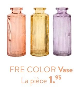 Promoties Fre color vase - Huismerk - Casa - Geldig van 28/03/2024 tot 01/05/2024 bij Casa
