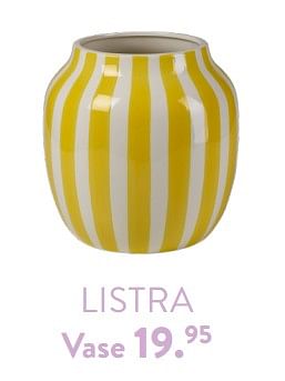 Promotions Listra vase - Produit maison - Casa - Valide de 28/03/2024 à 01/05/2024 chez Casa
