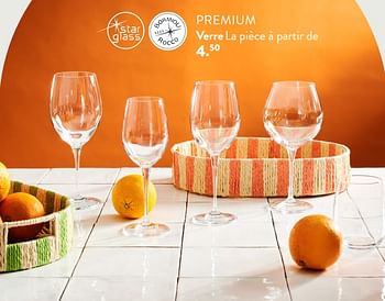 Promoties Premium verre - Huismerk - Casa - Geldig van 28/03/2024 tot 01/05/2024 bij Casa