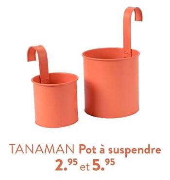 Promotions Tanaman pot à suspendre - Produit maison - Casa - Valide de 28/03/2024 à 01/05/2024 chez Casa