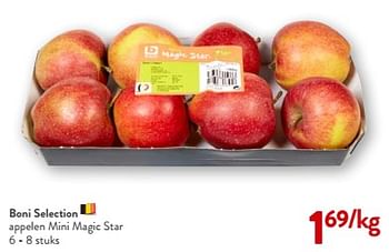 Promoties Boni selection appelen mini magic star - Boni - Geldig van 10/04/2024 tot 23/04/2024 bij OKay