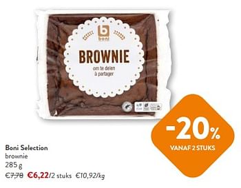 Promotions Boni selection brownie - Boni - Valide de 10/04/2024 à 23/04/2024 chez OKay