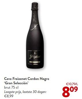 Promotions Cava freixenet cordon negro gran selección - Freixenet - Valide de 10/04/2024 à 23/04/2024 chez OKay