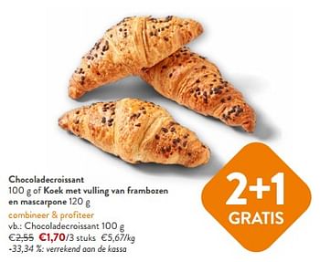 Promotions Chocoladecroissant - Huismerk - Okay Buurtwinkels - Valide de 10/04/2024 à 23/04/2024 chez OKay