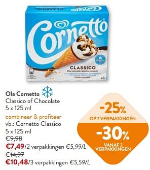 Promoties Cornetto classico - Ola - Geldig van 10/04/2024 tot 23/04/2024 bij OKay