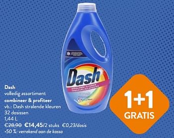 Promotions Dash stralende kleuren - Dash - Valide de 10/04/2024 à 23/04/2024 chez OKay