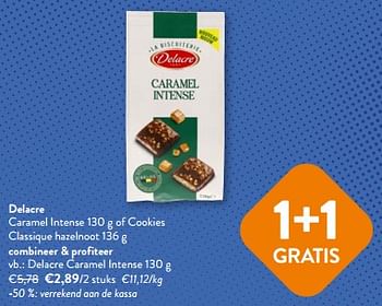 Promoties Delacre caramel intense - Delacre - Geldig van 10/04/2024 tot 23/04/2024 bij OKay