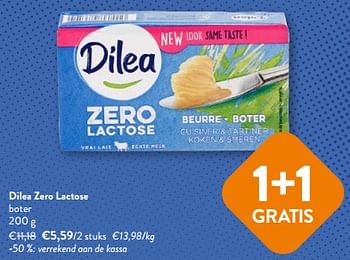 Promotions Dilea zero lactose boter - Dilea - Valide de 10/04/2024 à 23/04/2024 chez OKay