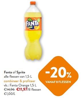Promoties Fanta orange - Fanta - Geldig van 10/04/2024 tot 23/04/2024 bij OKay