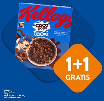 Promotions Kellogg’s coco pops loops - Kellogg's - Valide de 10/04/2024 à 23/04/2024 chez OKay