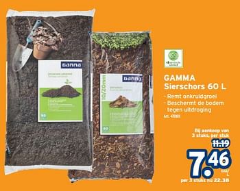Promotions Gamma sierschors - Produit maison - Gamma - Valide de 10/04/2024 à 23/04/2024 chez Gamma